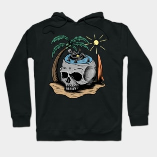 skull summer Hoodie